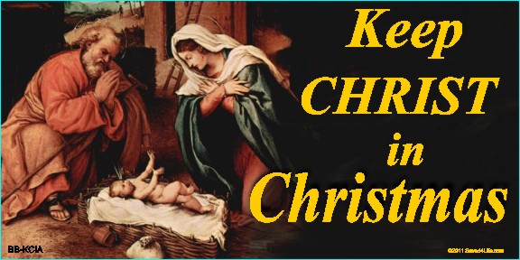 Keep Christ In Christmas (Nativity) 4 x 8 Vinyl Banners